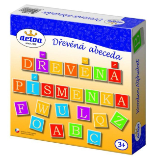 DŘEVĚNÁ ABECEDA VÝUKOVÁ