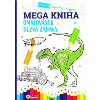 MEGA KNIHA OMALOVÁNEK - BLUE BEZVA ZÁBAV