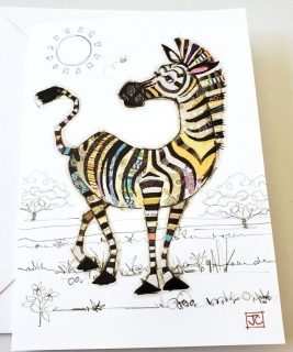 PŘÁNÍ G028  ZOE ZEBRA