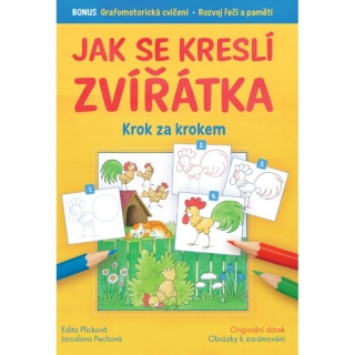 JAK SE KRESLÍ ZVÍŘÁTKA KROK ZA KROKEM