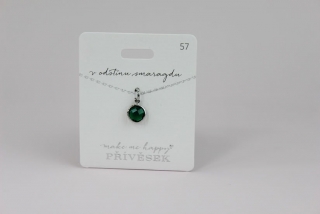 PŘÍVĚSEK MMH_057_ SMARAGD
