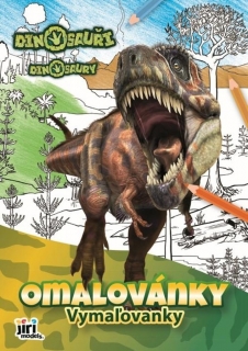 DINOSAUŘI - OMALOVÁNKY/VYMAĽOVANKY