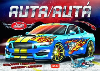 AUTA / AUTÁ - TURBO MOTORY + SAMOLEPKY