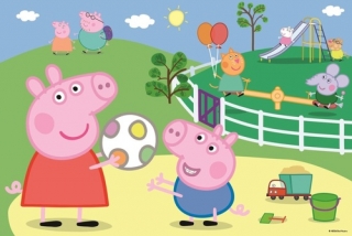 PUZZLE PEPPA PIG-ZÁBAVA S PŘÁTELI/60 DÍL