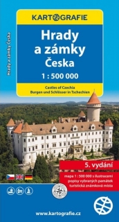 HRADY A ZÁMKY ČESKA/1 : 500 000