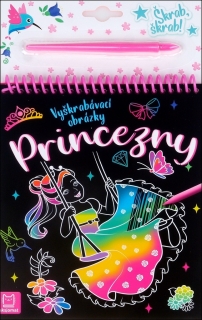 VYŠKRÁBAVACÍ OBRÁZKY PRINCEZNY