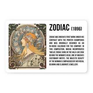 MAGNET ALFONS MUCHA/ZODIAC