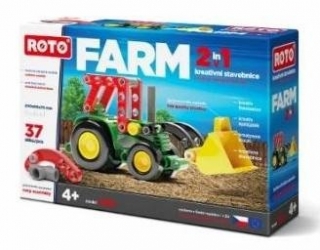 ROTO STAVEBNICE 2V1 TRAKTOR/37 DÍLKŮ