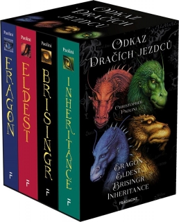 ODKAZ DRAČÍCH JEZDCŮ - ERAGON,ELDEST,BRISINGR,INHERIT.(BOX)