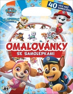 TLAPKOVÁ PATROLA - OMALOVÁNKY SE SAMOLEP