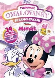 MINNIE - TVAROVANÉ OMALOVÁNKY SE SAMOLEP