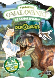 DINOSAUŘI - TVAROVANÉ OMALOVÁNKY SE SAMO