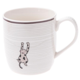 HRNEK PORCELÁNOVÝ KOČKA VISÍCÍ 345 ML