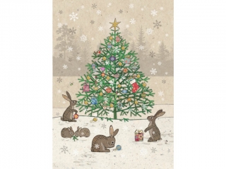 PŘÁNÍ CD034 RABBITS TREE