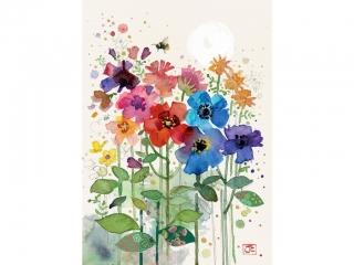 PŘÁNÍ B050 RAINBOW FLOWERS