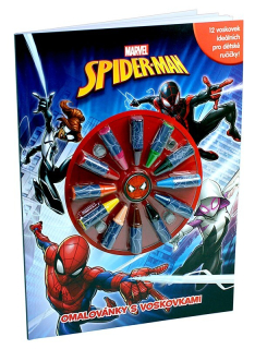 SPIDER-MAN - OMALOVÁNKY S VOSKOVKAMI