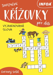 SENZAČNÍ KŘÍŽOVKY PRO DĚTI (ČERVENÉ)