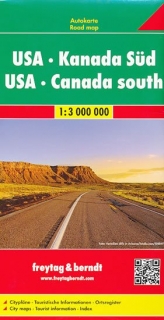 USA,JIŽNÍ KANADA 1:3M/MAPA