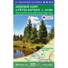 JIZERSKÉ HORY 1:25T /23 TM GEODÉZIE